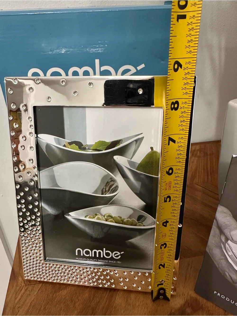 Nambe Dazzle Silver Plate Photo Frame 5x7 Elegance Luxury NEW IN BOX